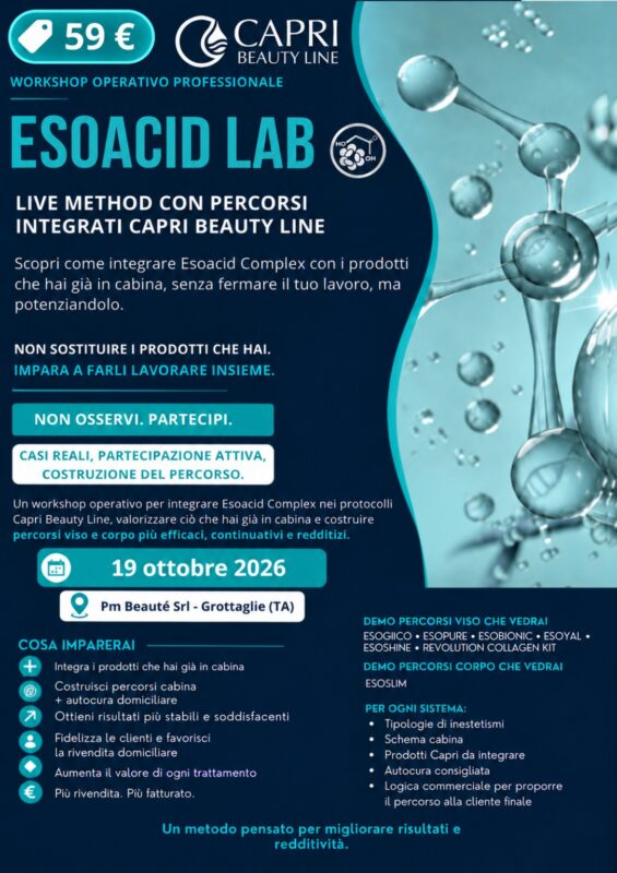 Esoacid Lab – Workshop operativo professionale